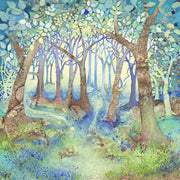 HM124 - Woodland Blue Greeting Card